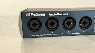 PreSonus AudioBox 44VSL USB 2.0 Audio Interface | No AC Adapter