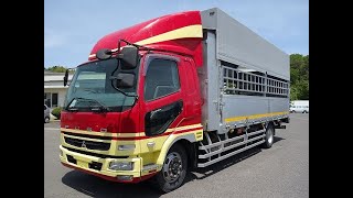 H22 ファイター 増トン 家畜運搬車 牛馬運搬 スロープ Youtube