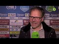 Henk de Jong na PEC Zwolle-De Graafschap: 'Respect voor de boys'