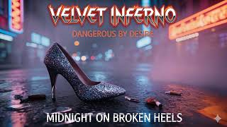 MIDNIGHT ON BROKEN HEELS - By VELVET INFERNO | (OFFICIAL Ai 90s/80s GLAM METAL MUSIC 2026)