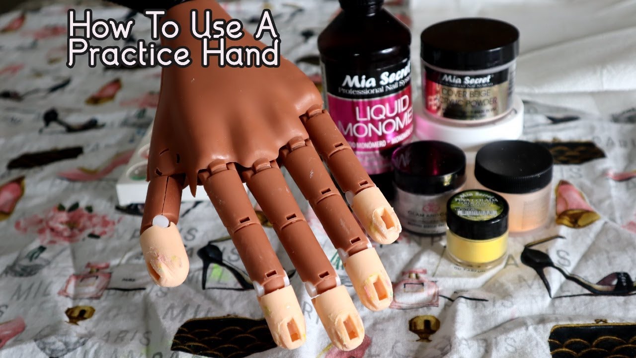 7. Flexible Practice Hand for Nail Art - wide 2