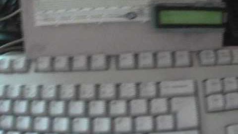 Interface Keyboard PIC16F84A