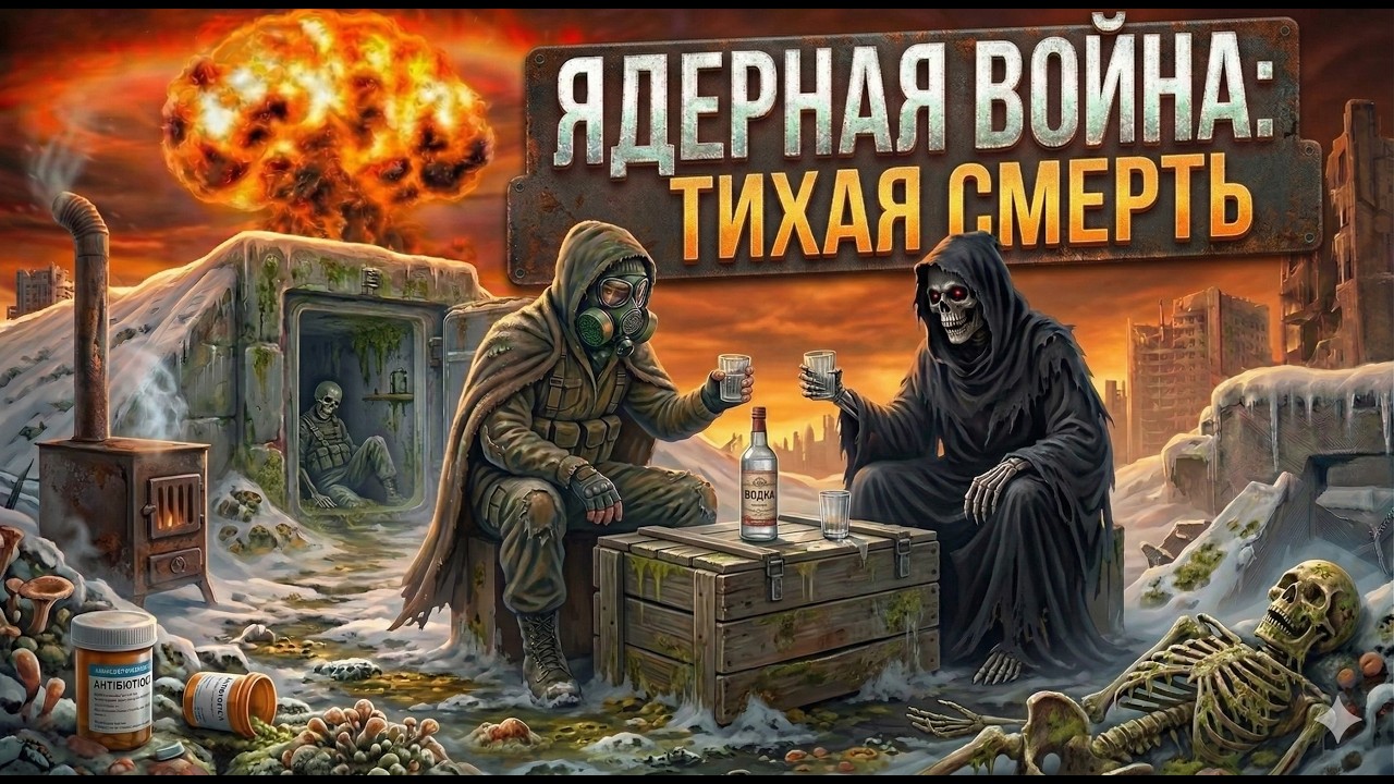 Ядерная война: ТИХАЯ СМЕРТЬ после взрыва — угарный газ, плесень, инфекции и быт