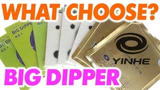 BIG DIPPER rubbers by Yinhe (Milkyway) - which to choose best suitable for you? Review compare ENG