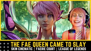 Dinka Kay REACTS: Faerie Court 2023 | Official Skins Cinematic - League of Legends