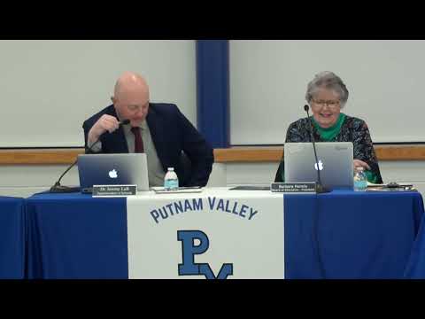 Putnam Valley Board of Education Meeting - February 15, 2024