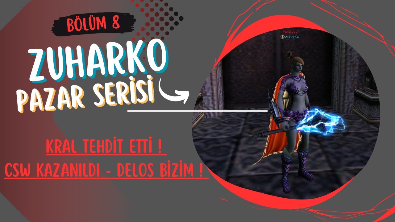 KRAL TEHDİT ETTİ ! CSW KAZANILDI - DELOS BİZİM ! KNİGHT ONLİNE AGARTHA PAZAR SERİSİ BÖLÜM 8 !