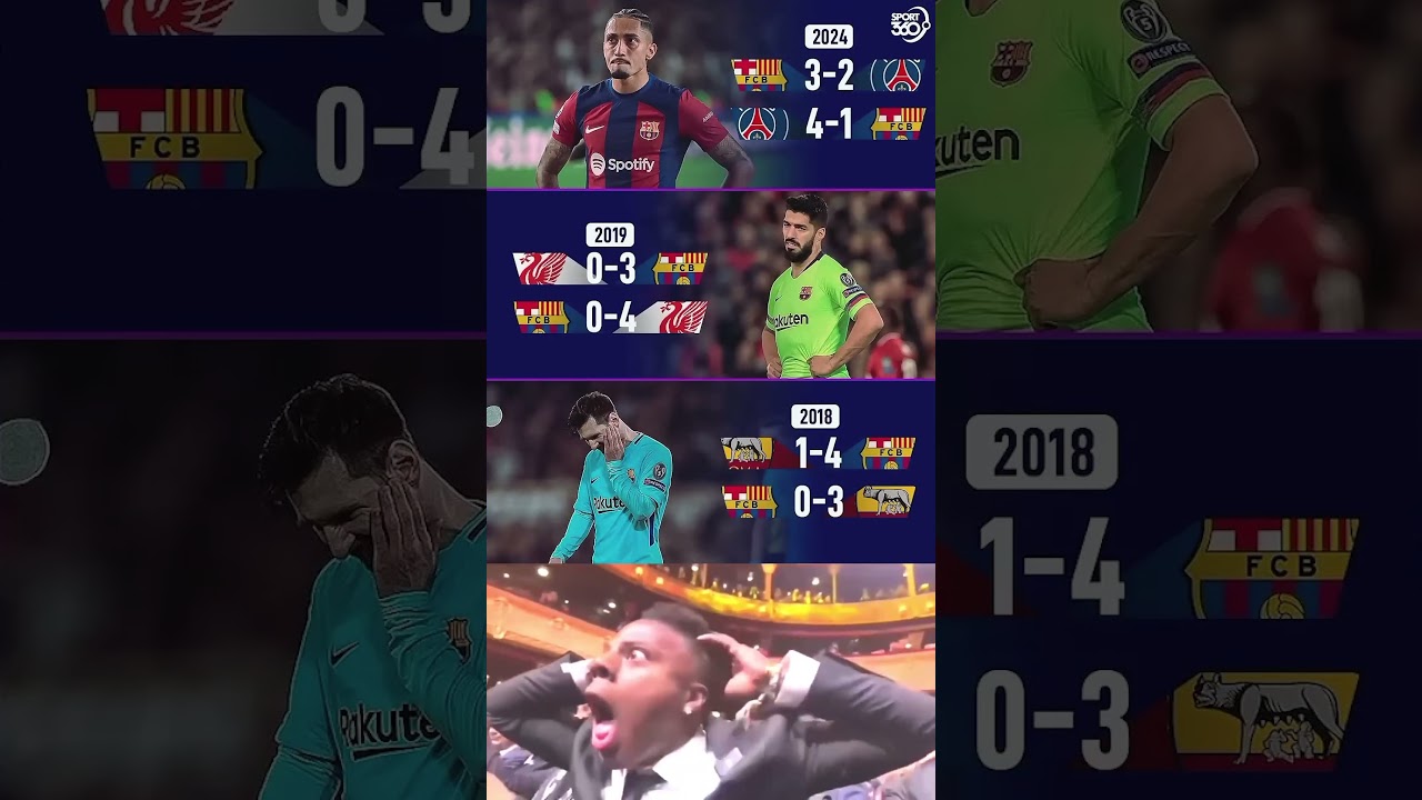 Disturbing memories chasing Fc Barcelona before they face champions league semi finals