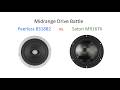 Peerless 831882 vs Satori MR16TX-08, midrange driver comparison.