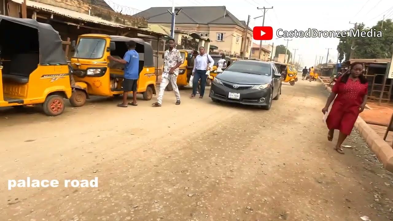 The construction of palace road has taken a new turn