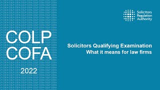 SQE: What it means for law firms