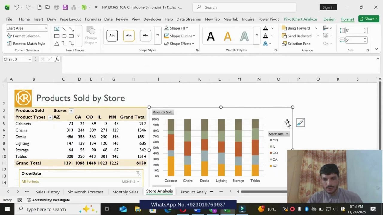 Новые перспективы в Excel 365 | Модуль 10: Проект SAM A Kirby & Ross