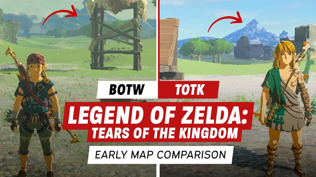 Zelda: Breath of the Wild 2  Early Graphics Comparison & Other