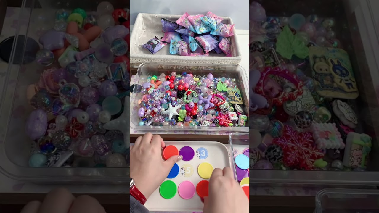 Thank you Michael’s order beads mix#part1 #packingorders #asmr #beads 