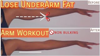 Slim, Long, and Lean Arms not Bulky | 8 Min Workout | Lose Underarm Fat