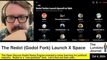 The Redot (Godot Fork) Launch X Space -- with Q & A