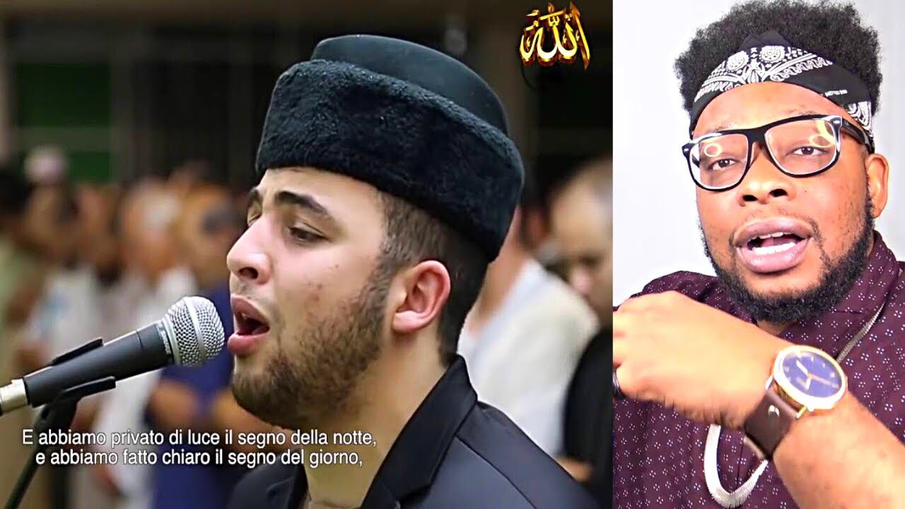 AMAZING ITALIAN IMAM Anas Barak reciting Quran in Torino Italy