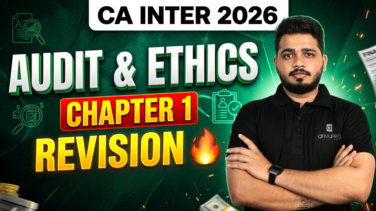 CA Inter Audit Chapter 1 Revision in One Shot 🔥 | Audit & Ethics 2026 ...
