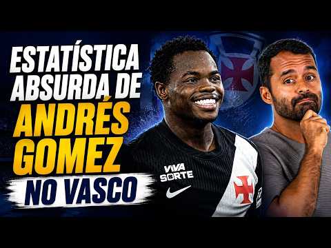 Andréz Gomez: o DIFERENCIAL do jogo do colombiano! #vasco #vascodagama #futebol