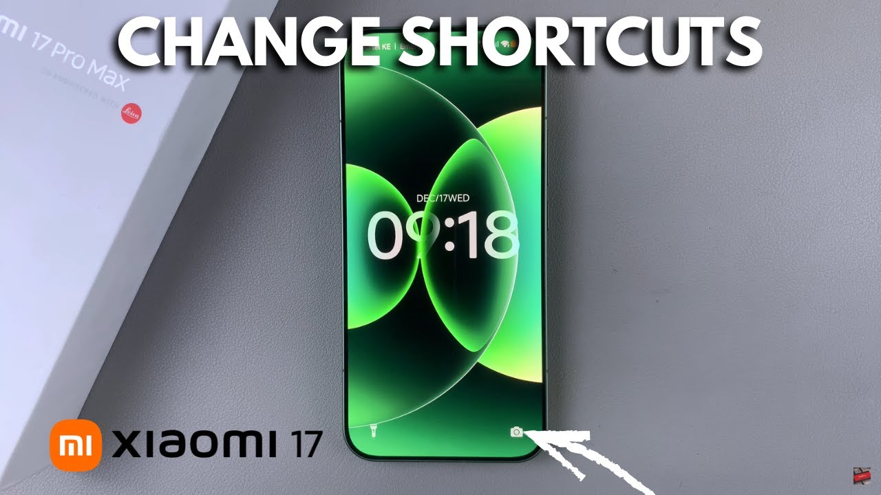 Как изменить ярлыки на экране блокировки на Xiaomi 17 Pro