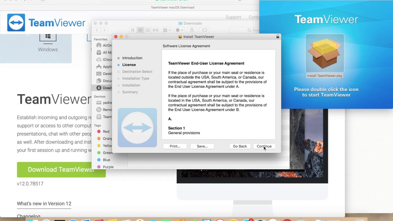 Teamviewer os download