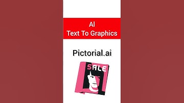 AI Text To Graphics Generator FREE Tool (pictorial.ai) #shorts #technology #ai