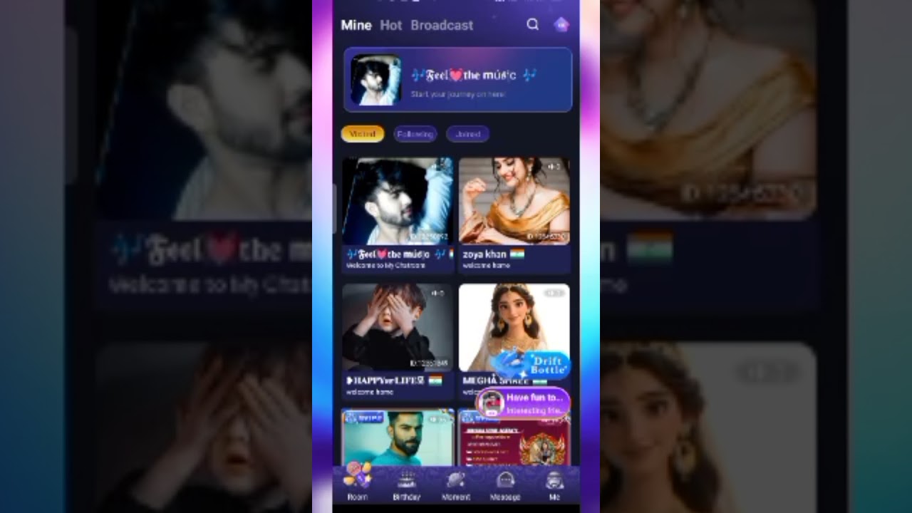 4party voice Chat room apps 