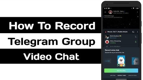 How To Record Telegram Video Chat