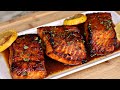 Air Fryer Honey Garlic Glazed Salmon Recipe