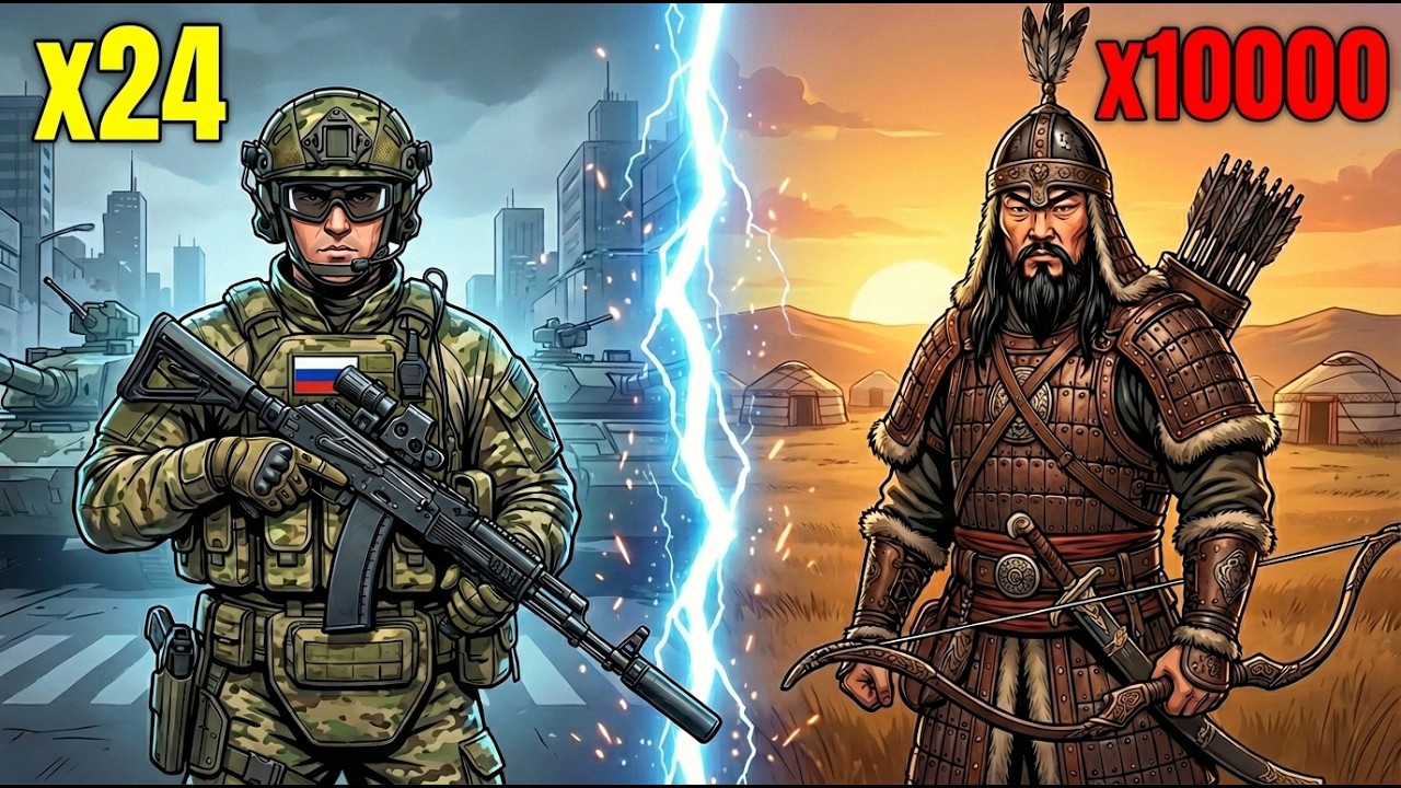 24 РАЗВЕДЧИКА ГРУ ПРОТИВ 10000 ОРДЫ ЧИНГИСХАНА