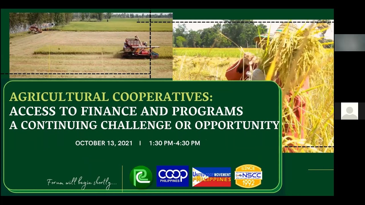 AGRICULTURAL COOPERATIVES: Access to Finance and Programs -A Continuing Challenge or Opportunity