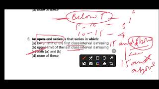Objective Type questions ( Organisation of Data)
