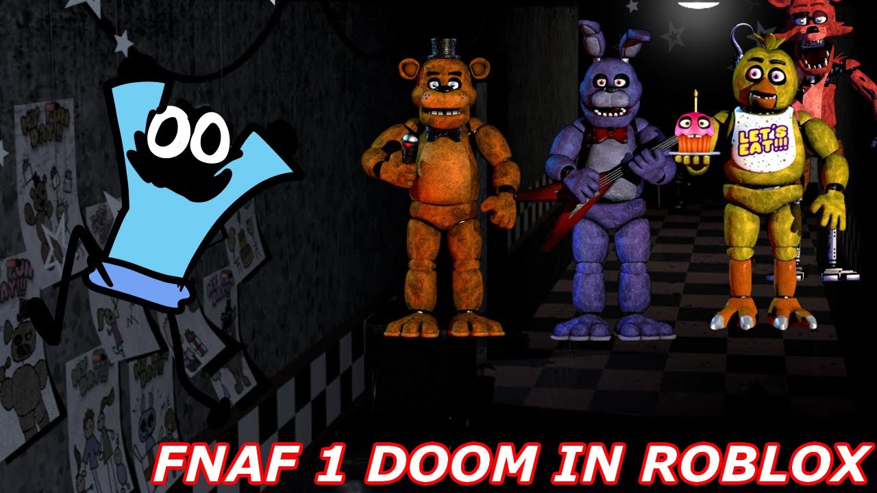 Bro i was scared for my life(Game name:fnaf doom on roblox)#fnaf#scary