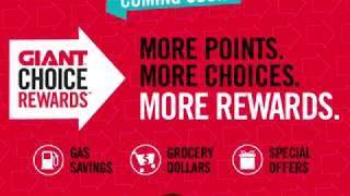 New Choice Rewards Program at Giant and Martin’s