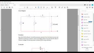 thevenin theorem MULTISIM