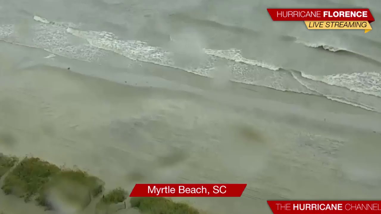 Hurricane Florence Live Coverage - YouTube