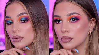 FULL FACE OF MAKEUP REVOLUTION! AFFORDABLE ONE BRAND MAKEUP TUTORIAL