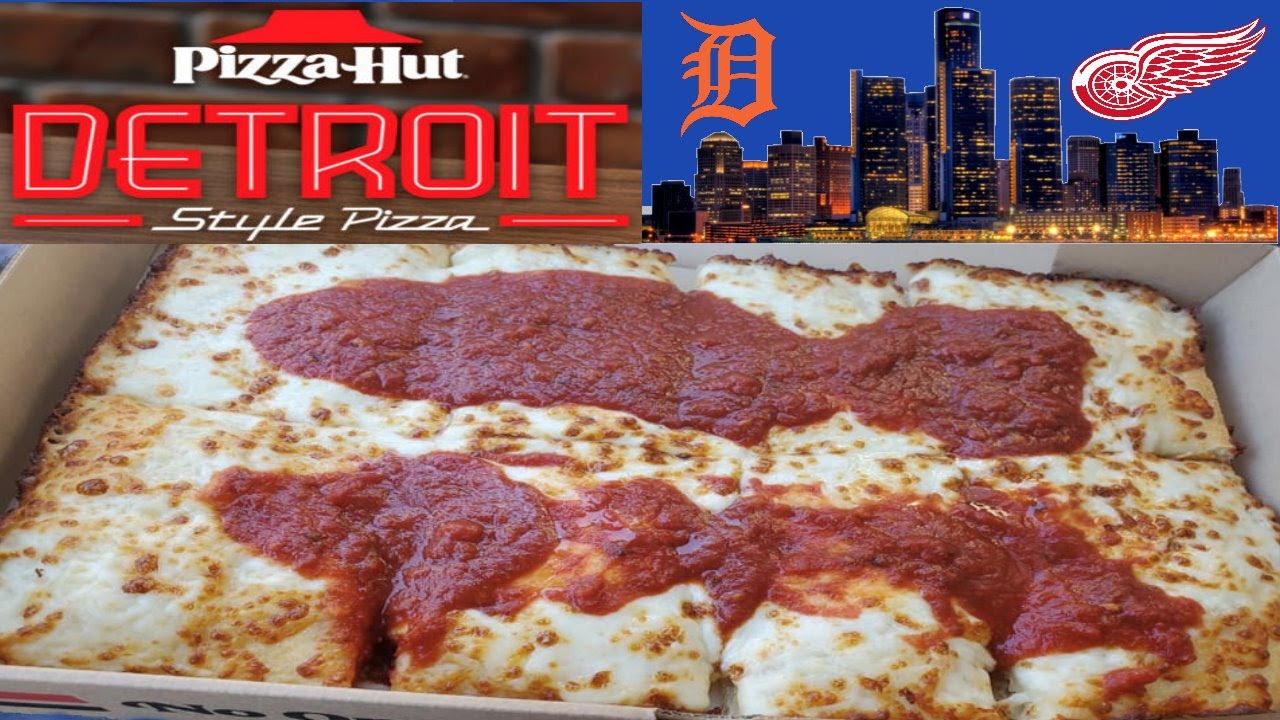 Detroit Style Pizza Hut Review YouTube