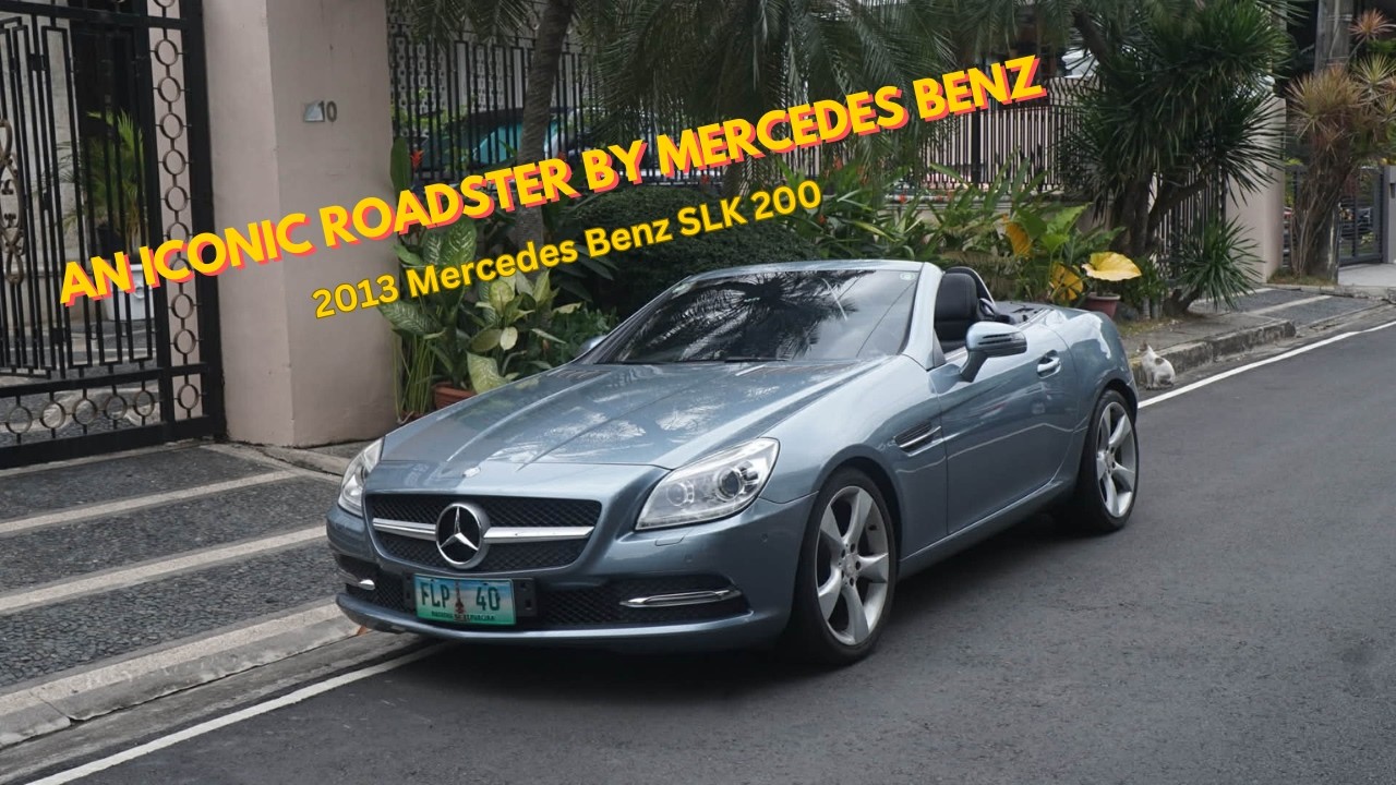 NOW IS THE TIME TO BUY THE ICONIC GERMAN ROADSTER! - MERCEDES BENZ SLK