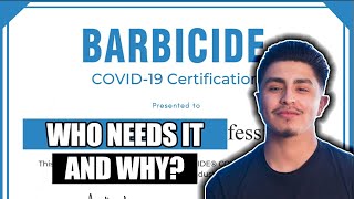 What is BARBERCIDE certification and why is it so important