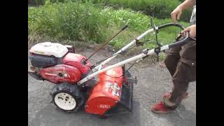 YANMAR/ヤンマー ミニ ミスターポチ 耕運機 管理機 MRT6RZ - YouTube