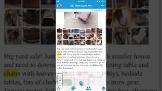 Yard Sale Treasure Map - App Overview
