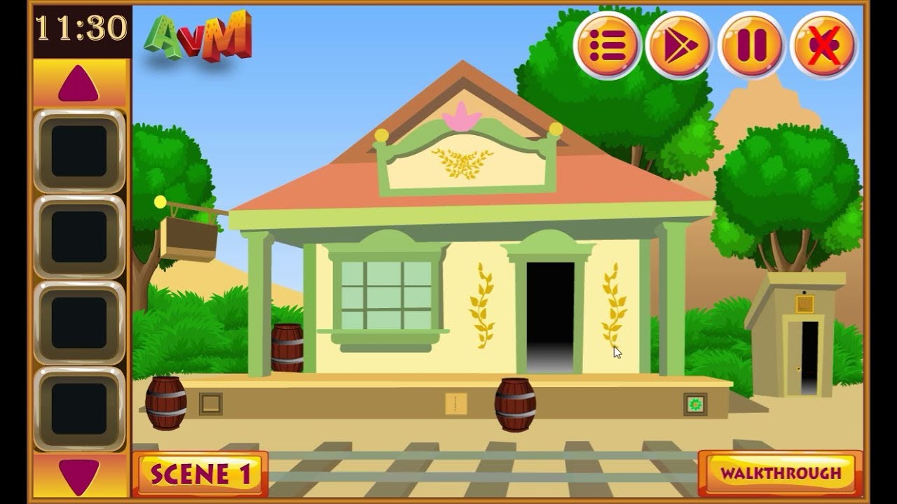 AVM Escape The Garden Hut walkthrough AVMGames.