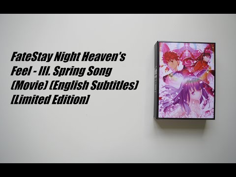 Animes Vision - Olá pessoal, só avisando que o filme de Fate/stay night  Movie: Heaven's Feel - III. Spring Song já se encontra em nosso site em  Blu-Ray. Segue o link