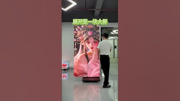 Tri-fold Led Poster