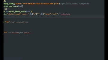 Jquery ile Scroll İndikçe Veri Yüklemek