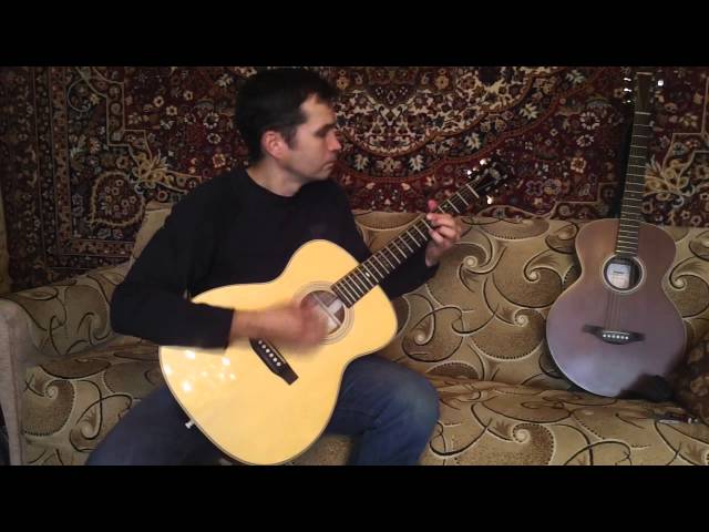 Recording King RO-26 guitar test - YouTube