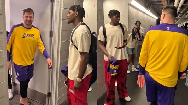 Luka Doncic tells Dorian Finney-Smith “shut up” after he yelled “hurry up” 🤣