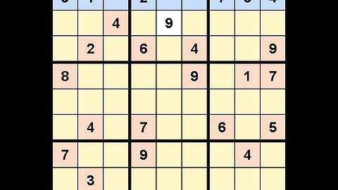 How to Solve Washington Times Sudoku Difficult May 2, 2022