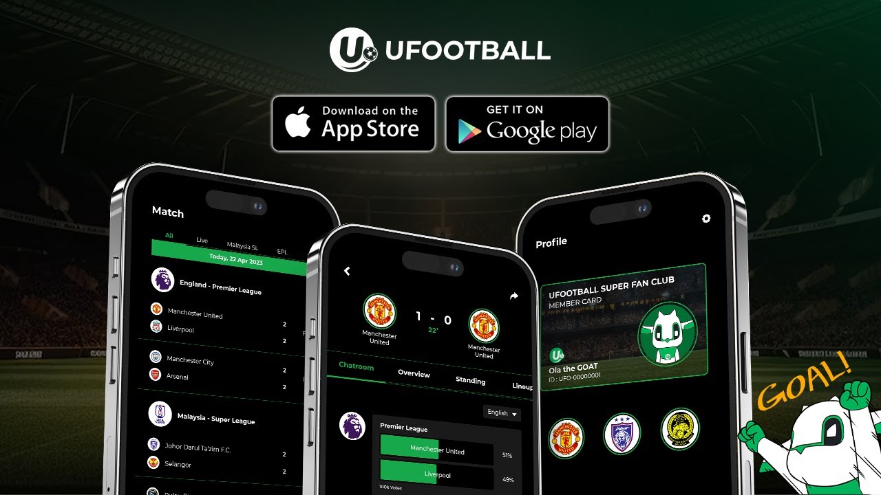 Ufootball - Football App for All Fans App Promo Video